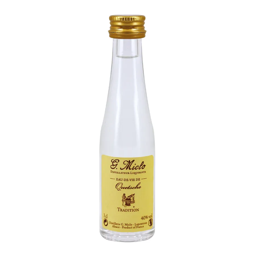 Mignonnette Eau de vie Quetsche Miclo 3 cl 40°
