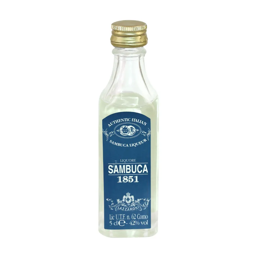 [LIQSISA] Mignonnette de liqueur Sambuca Lazzaroni 5 cl 42°