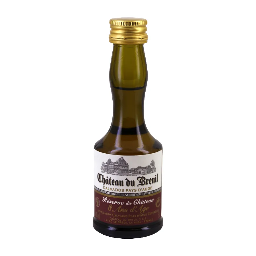 [CACB8] Mignonnette de Calvados Château du Breuil Réserve 8 ans 3 cl 40°