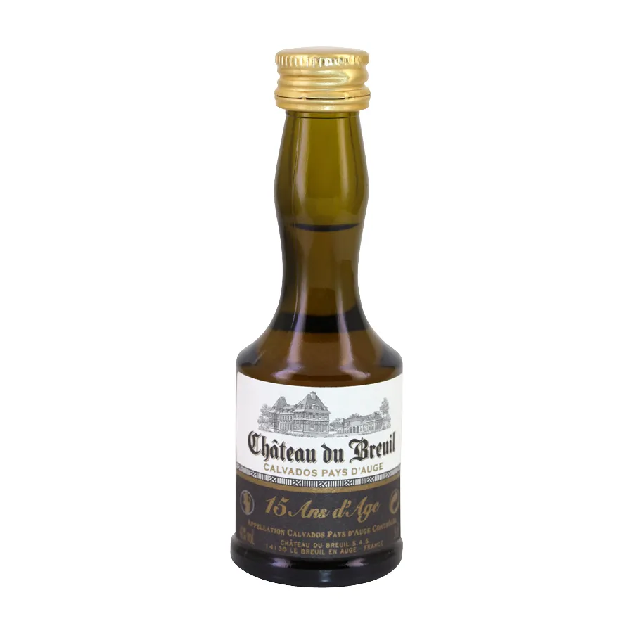 [CACB15] Mignonnette de Calvados Château du Breuil 15 ans 3 cl 41°