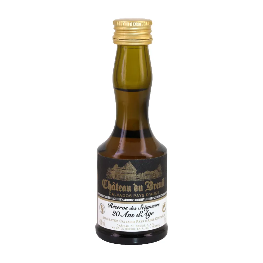 [CACB20] Mignonnette de Calvados Château du Breuil réserve des seigneurs 20 ans 3 cl 41°