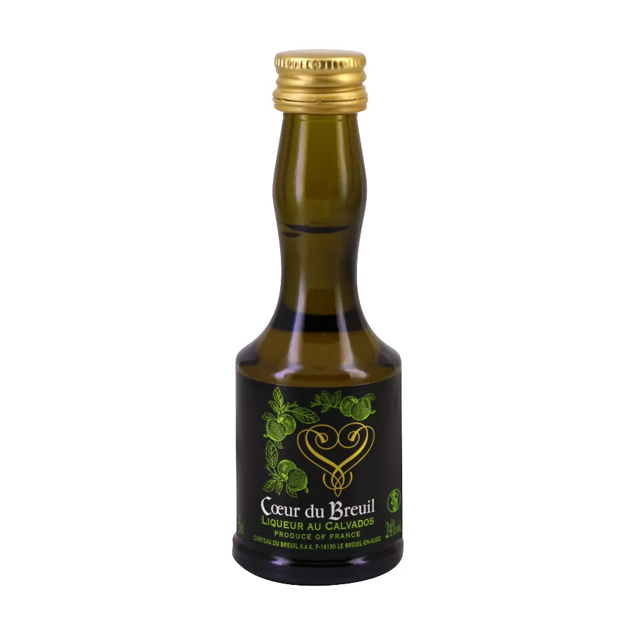 [CACBL] Mignonnette de Liqueur au Calvados Coeur du Breuil  3 cl 24°
