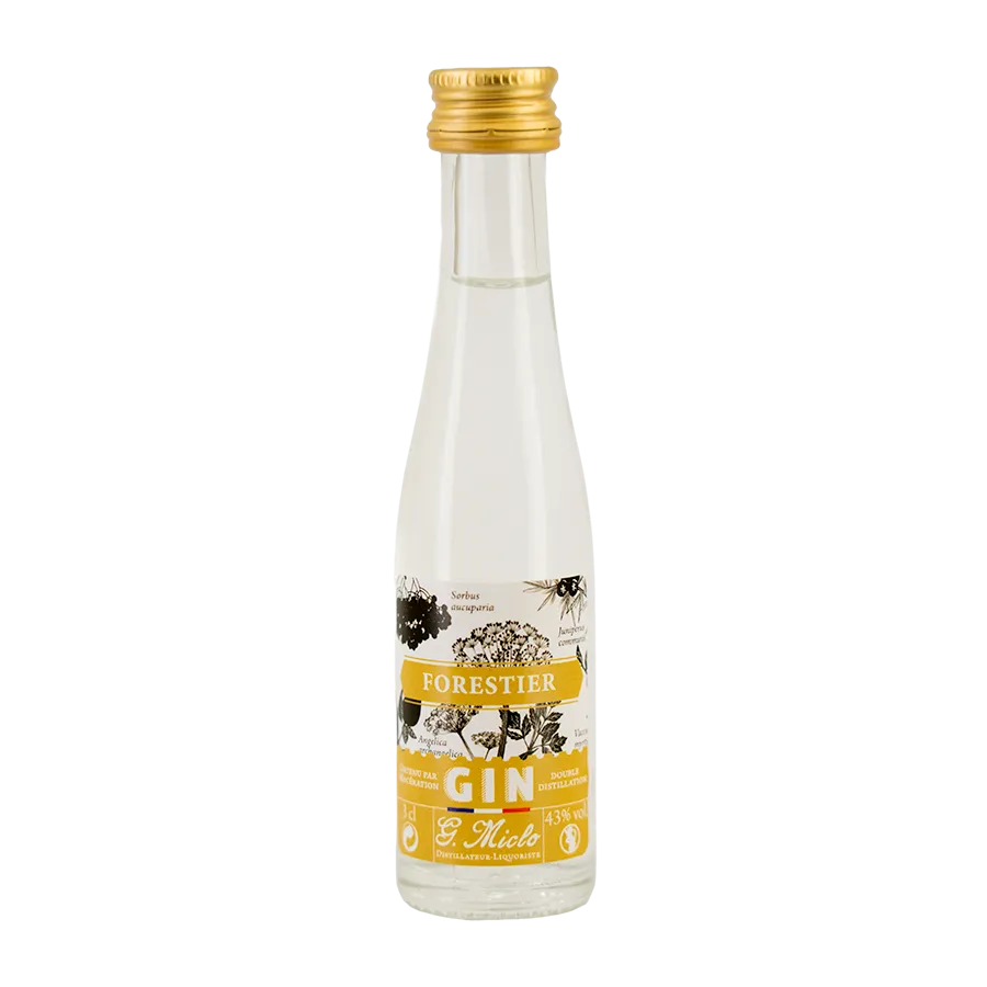 Mignonnette Gin forestier Miclo 3 cl 40°