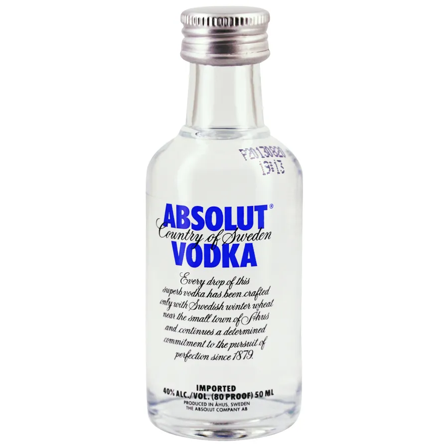 [VORIAB] Mignonnette de Vodka Absolut 5 cl 40°
