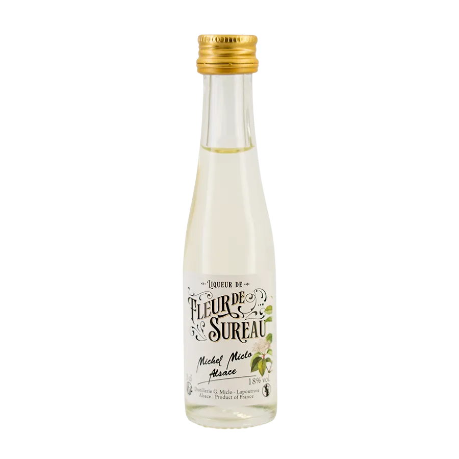 Mignonnette Liqueur fleur de sureau Miclo 3 cl 18°