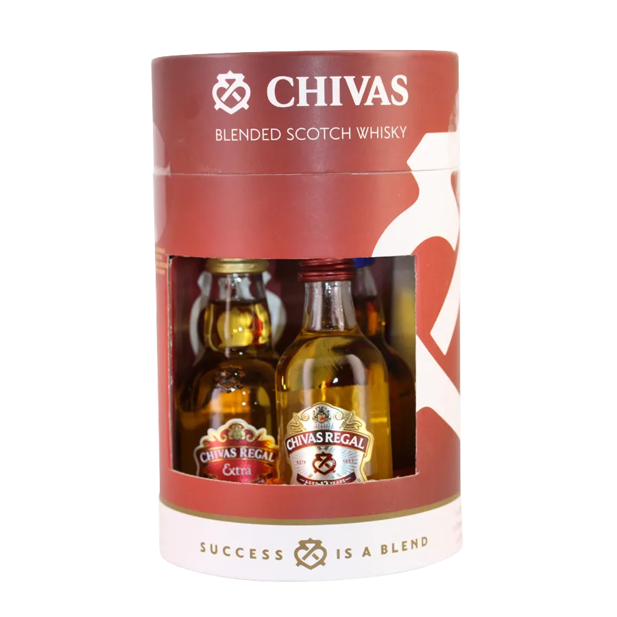 [WHRICH3] Box 3 Mignonnettes Whisky Chivas  15 cl 40°