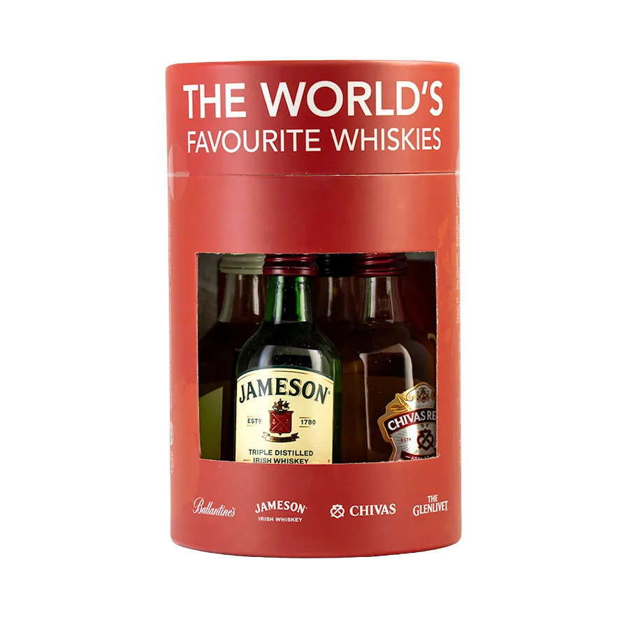 [WHAMW4] Tasting Box 4 mignonnettes World's Favourite Whisky