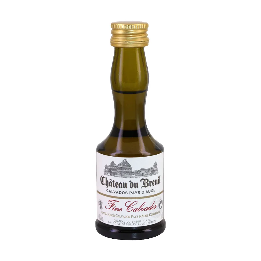 [CACB2] Mignonnette de Calvados Château du Breuil Fine 2 ans 3 cl 40°