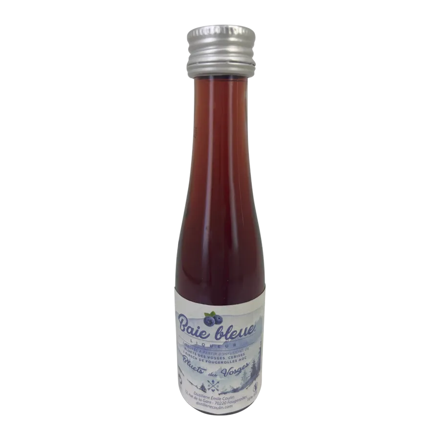 Mignonnette liqueur BAIE BLEUE Massenez 3 cl 16°