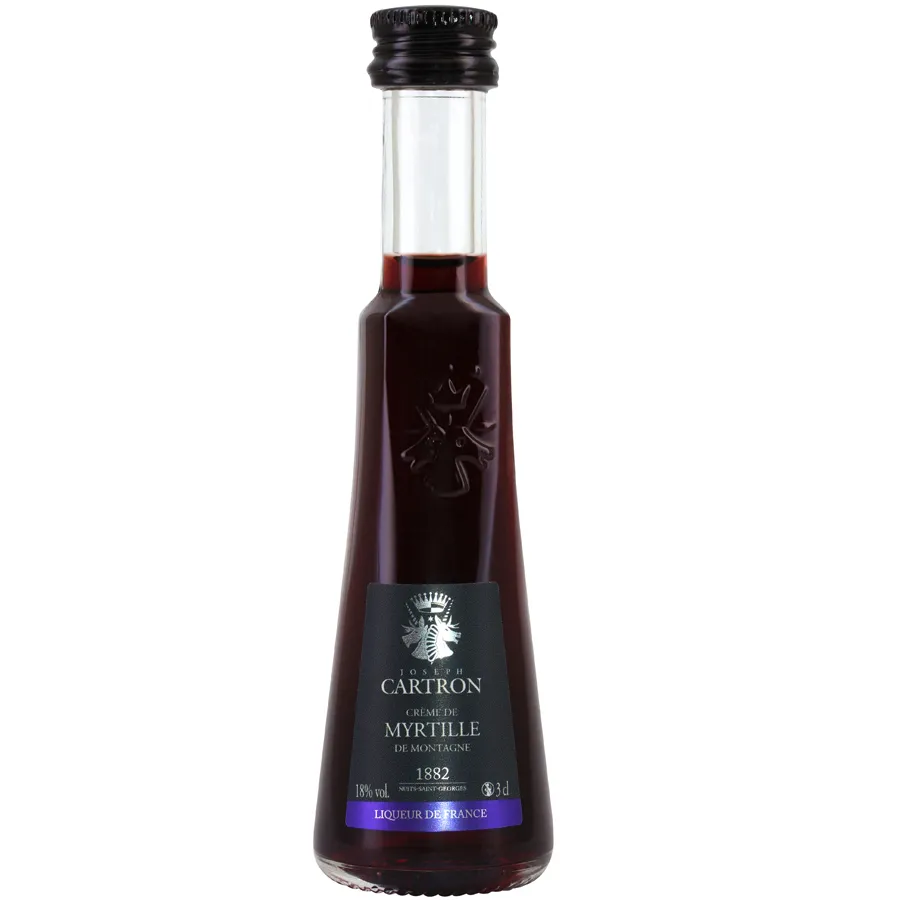 [CRJCMY] Mignonnette crème de myrtille Cartron 3 cl 18°