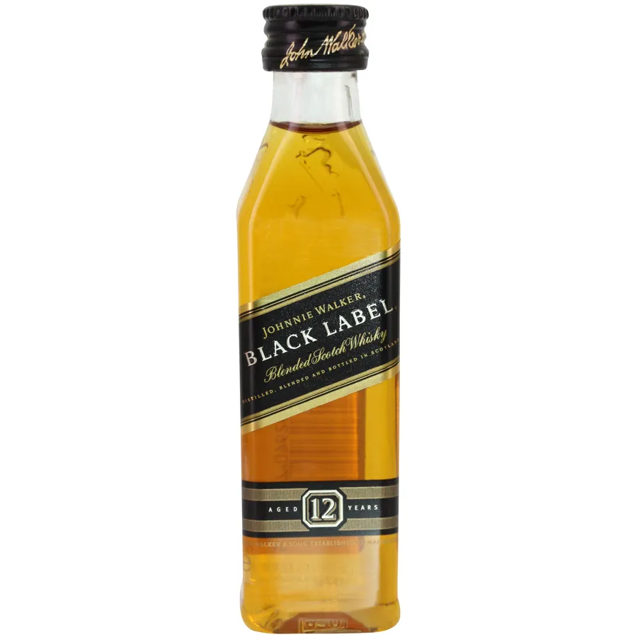 [WHDIJW] Mignonnette de Whisky Johnnie Walker black label 12 ans 5 cl 40°