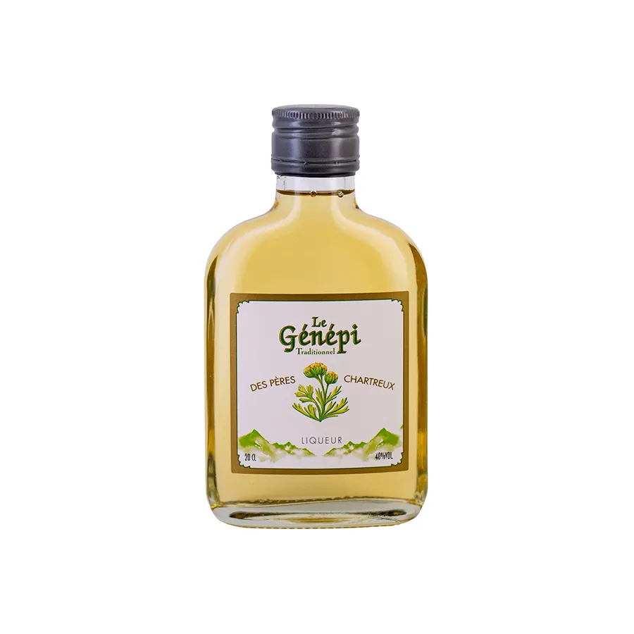 Flasque de Liqueur génépi des pères chartreux 20 cl 40°