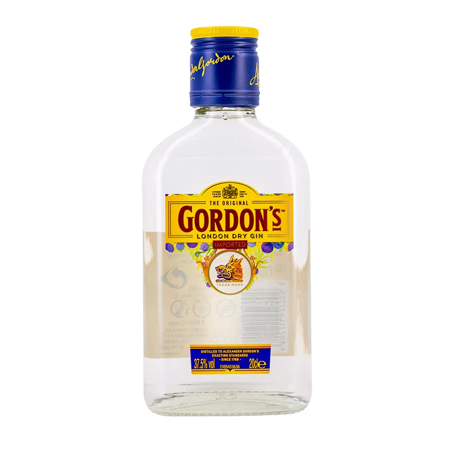 Flasque de Gin Gordon's 20 cl 37,5°
