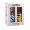 Coffret flasques Gin Miclo 40cl 40°