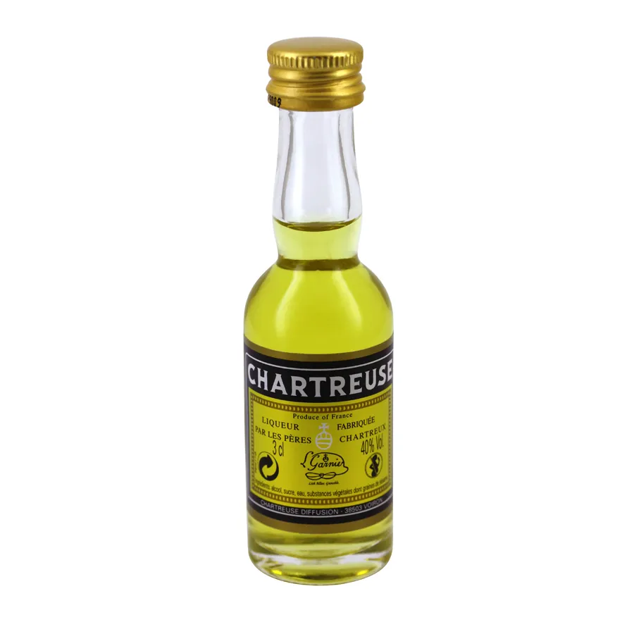 [LIQCHCJ] Mignonnette de Liqueur Chartreuse jaune 3 cl 55°