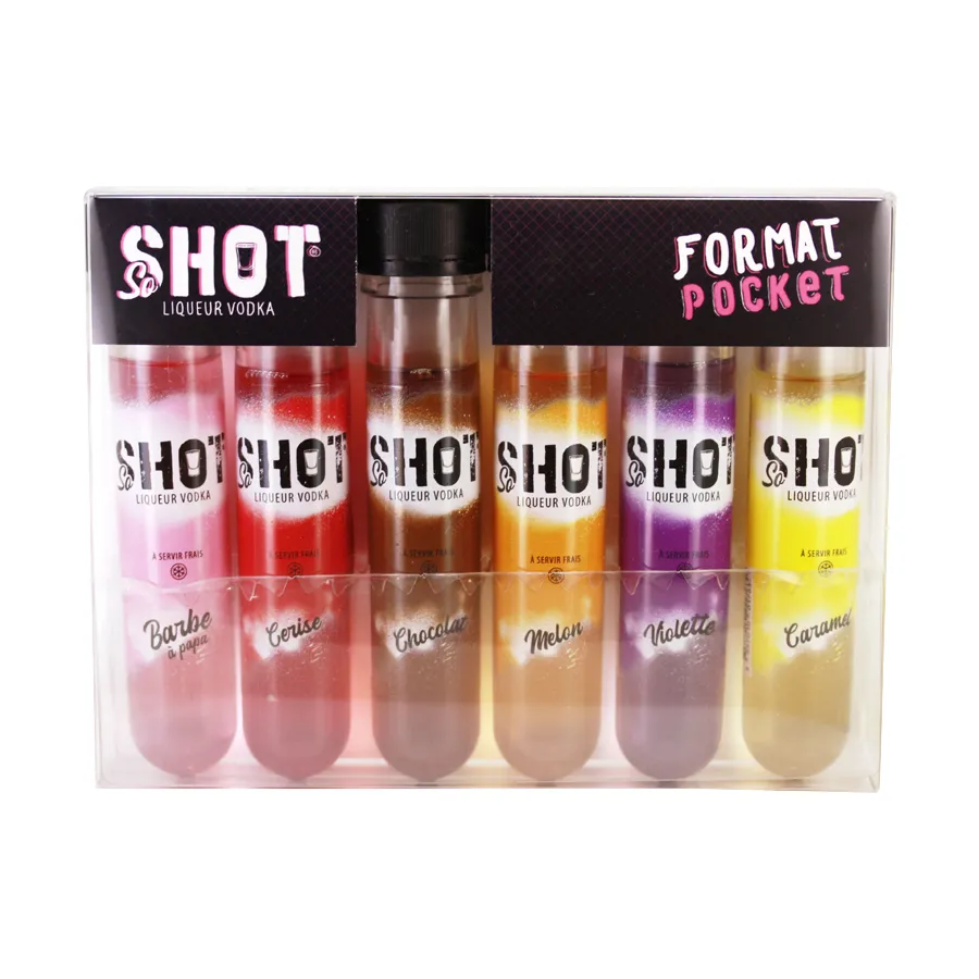 [VOMITB6] Mignonnettes Vodka Shot pocket Miclo 18 cl 18°
