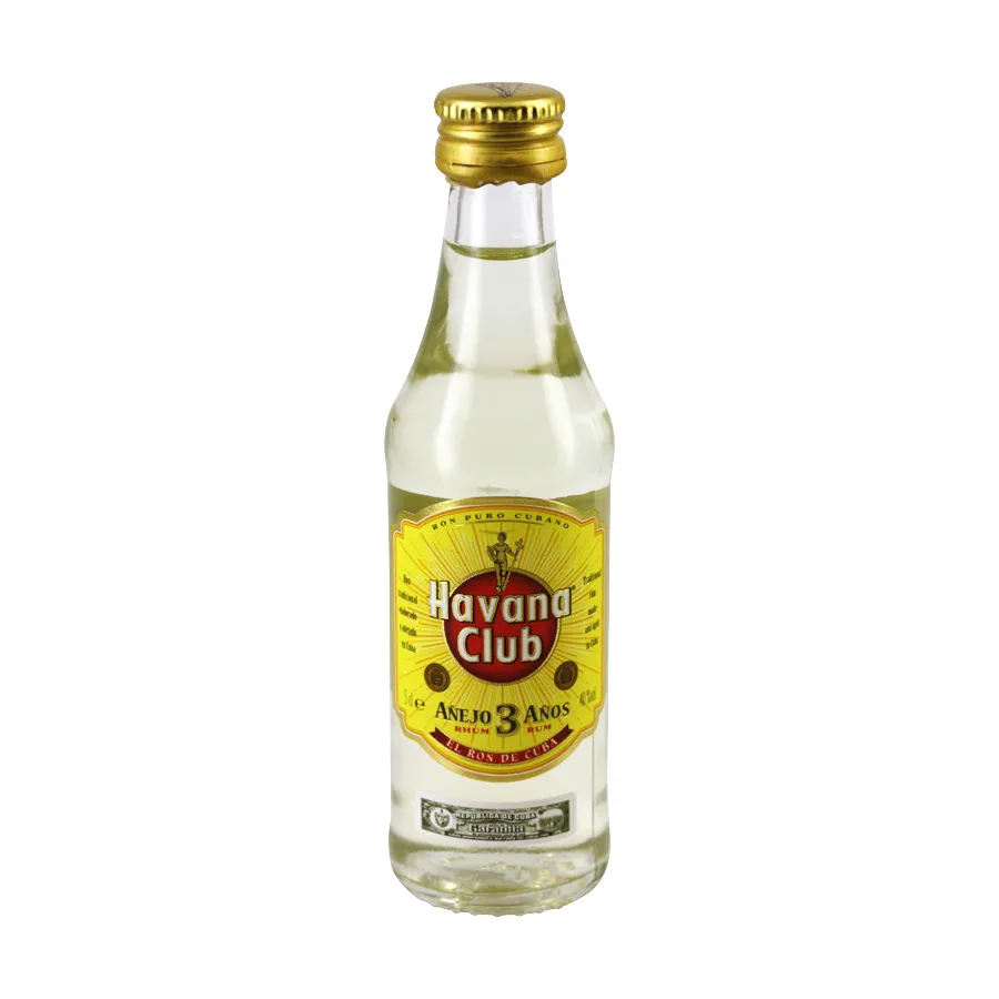 [RHHACL] Mignonnette de Rhum Havana Club 3 ans  5 cl 40°