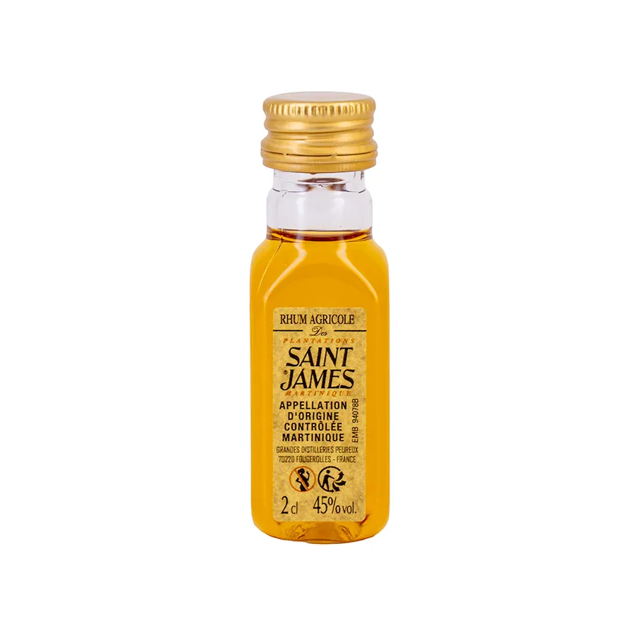 Mignonnette de Rhum Agricole ST JAMES 2 cl 45°