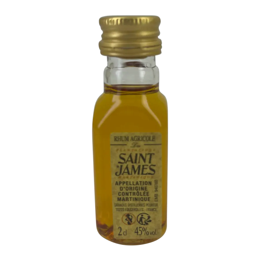 [RHJAMAGR] Mignonnette de Rhum Agricole ST JAMES 2 cl 45°