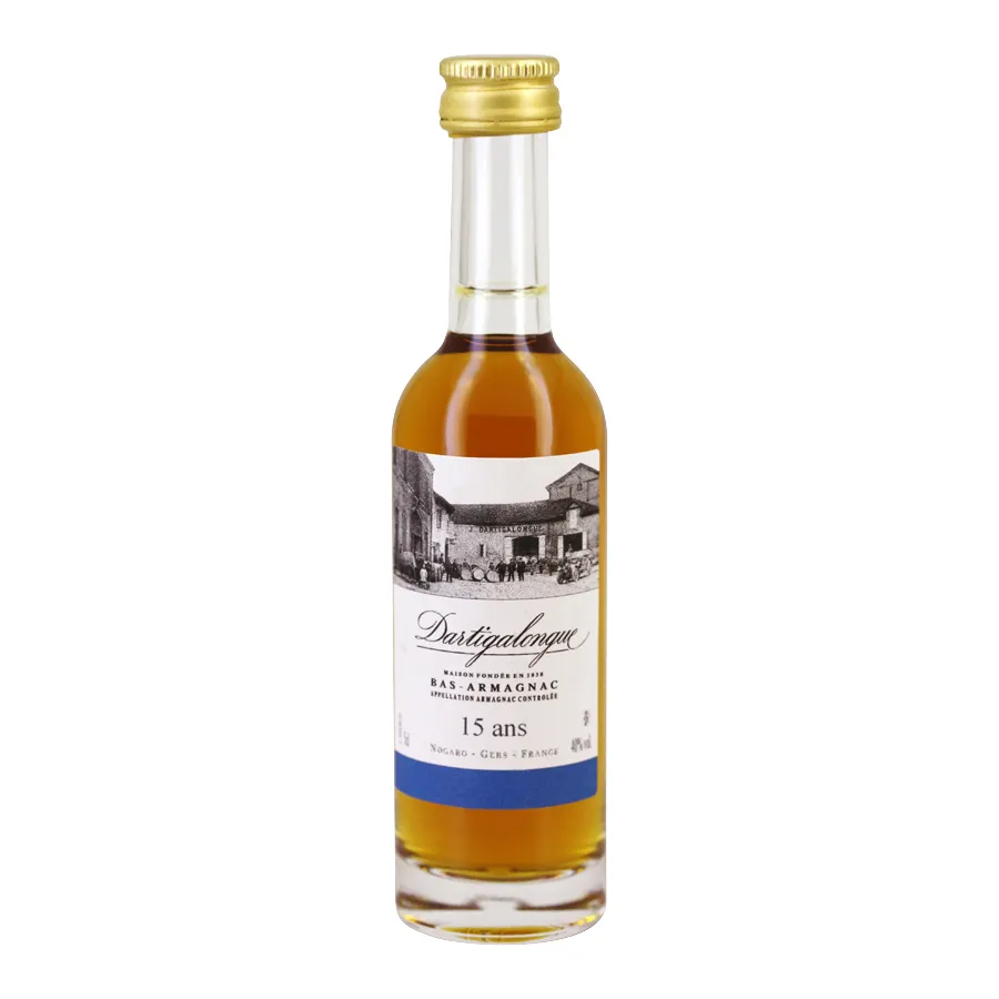 [ARDAR15] Mignonnette d'Armagnac Dartigalongue 15 ans  5 cl 40°