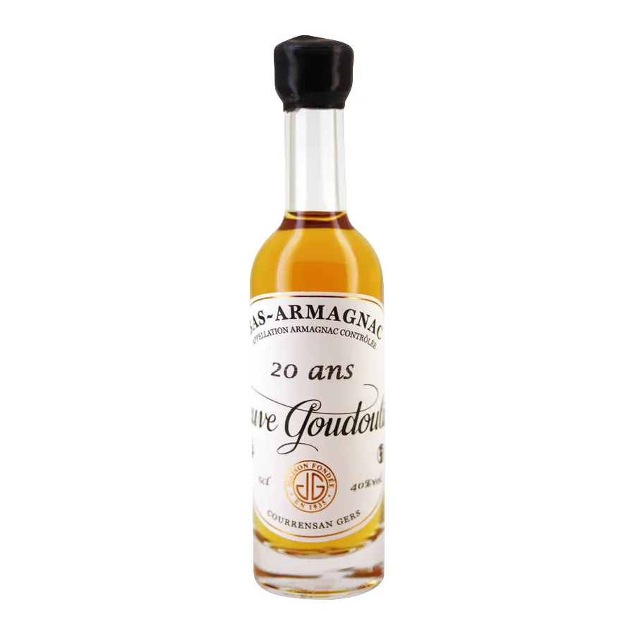 [ARGOU520] Mignonnette d'Armagnac Goudoulin 20 ans 5 cl 40°